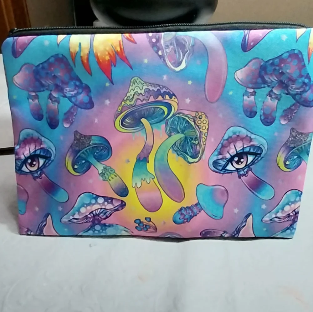 Mushroom Makeup Bag